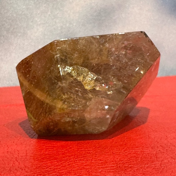 Copper Rutilated Quartz natural gemstone crystal - Picture 11 of 12